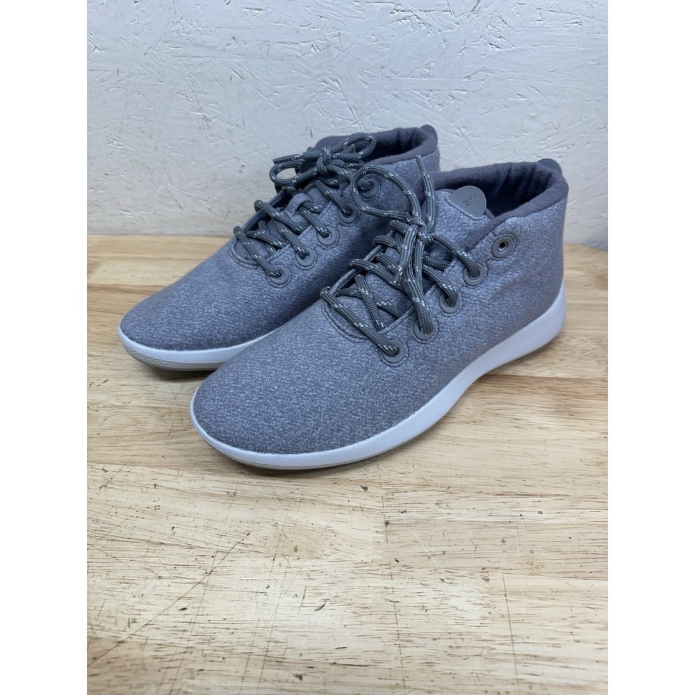 Allbirds WRUM Wool Runner Up Mizzle High Top Shoes Grey Size Women's 11